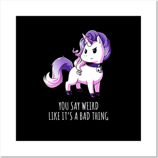 Cute Funny Cool Unicorn Lover Quote Animal Lover Artwork Posters and Art